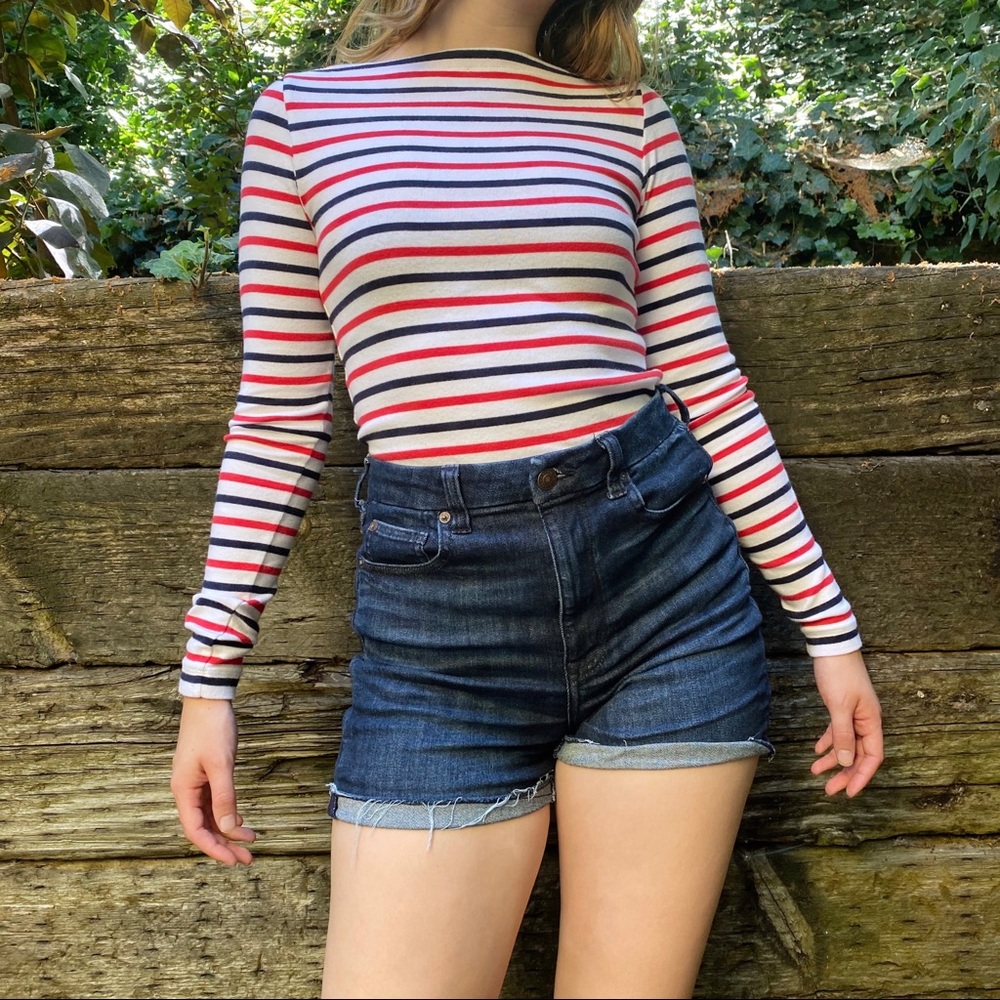 Super soft GAP striped long-sleeve shirt
